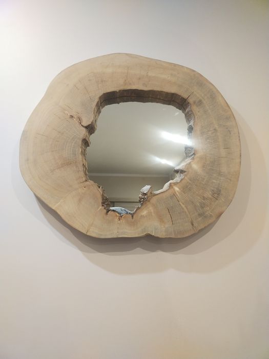 Lustra loftowe z krążka drewna