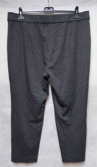 Spodnie Marks&Spencer 20/48 46 pepitka pas gumka strecz Wiskoza