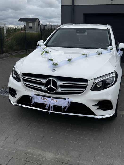 Auto do ślubu Mercedes glc AMG