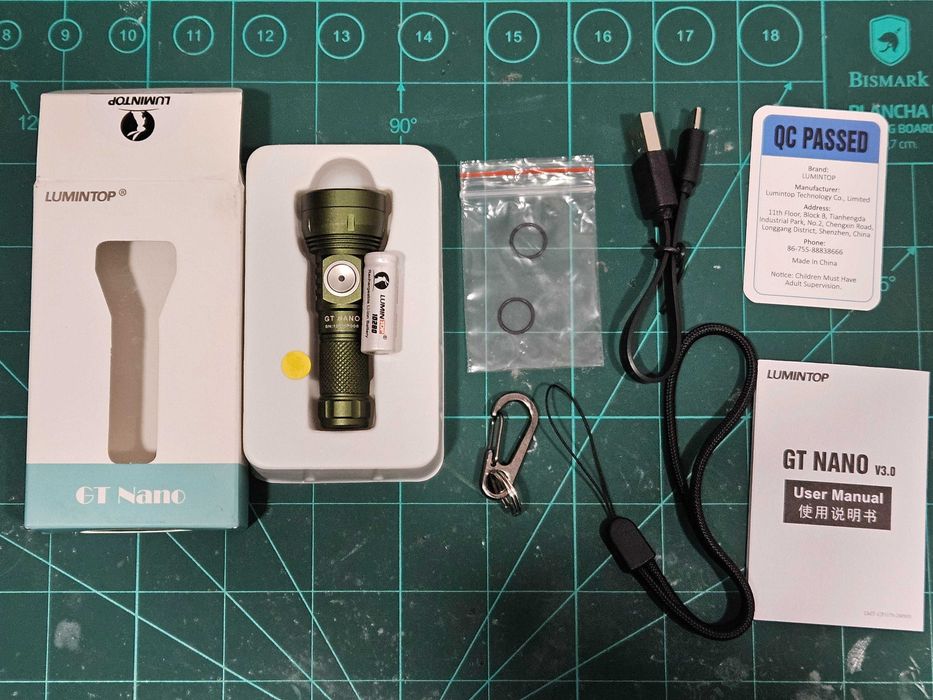 LUMINTOP GT NANO Ліхтар Наключний (700 Люмен 400 Метрів - USB-C)