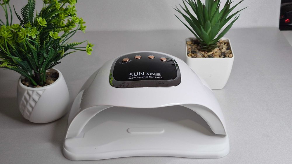 Професійна лампа для манікюру Nail Lamp SUN X 15 MAX 280W UV/LED. Біла лампа+рожеве світло