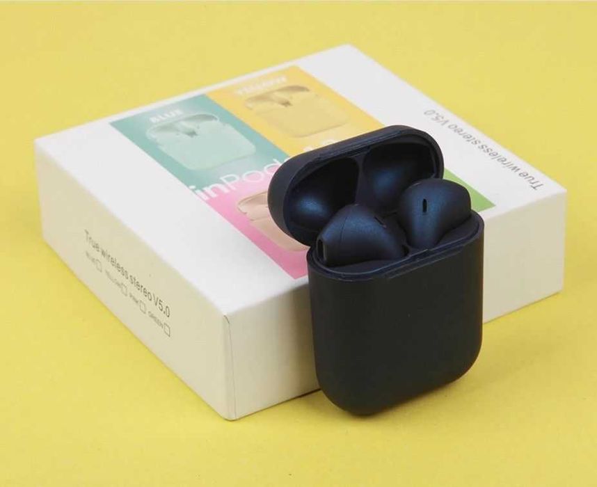 Беспроводные Наушники Apple AirPods i12 TWS - Сенсорные - работает 1