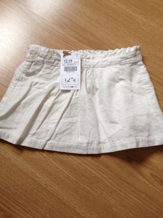 Saia nova de menina da lefties 12/18 meses