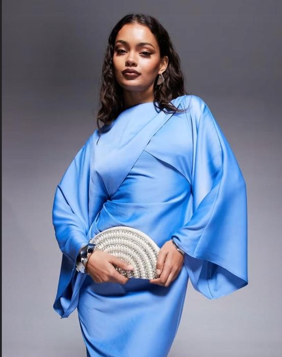 Nowa sukienka maxi weselna koktajlowa ASOS