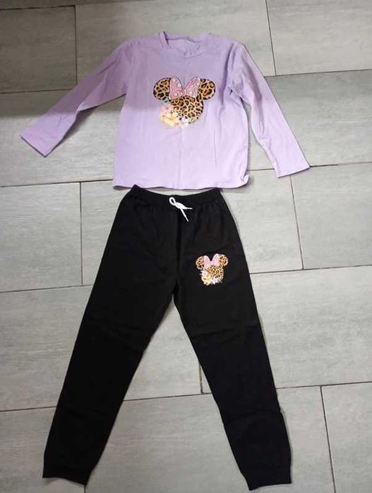 Nowy komplet dla dziewczynki minnie 122/128
