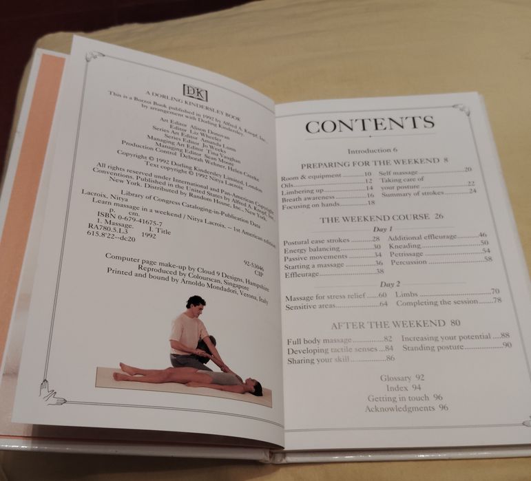 Livro Learn Massage Weekend Novo