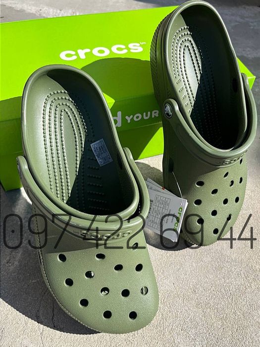 Класичні Крокси Crocs Classic Clog унісекс бежеві Crocs Classic Bone
