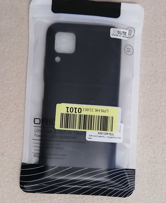 Plecki etui do Huawei P40 Lite matowe czarne