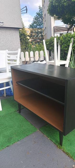 Komoda PRL na nóżkach,na książki.