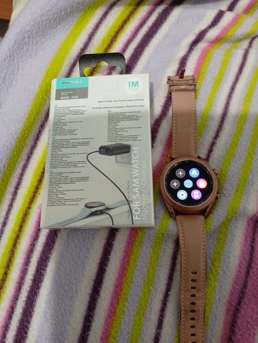 Smartwatch Samsung Galaxy watch3 com carregador