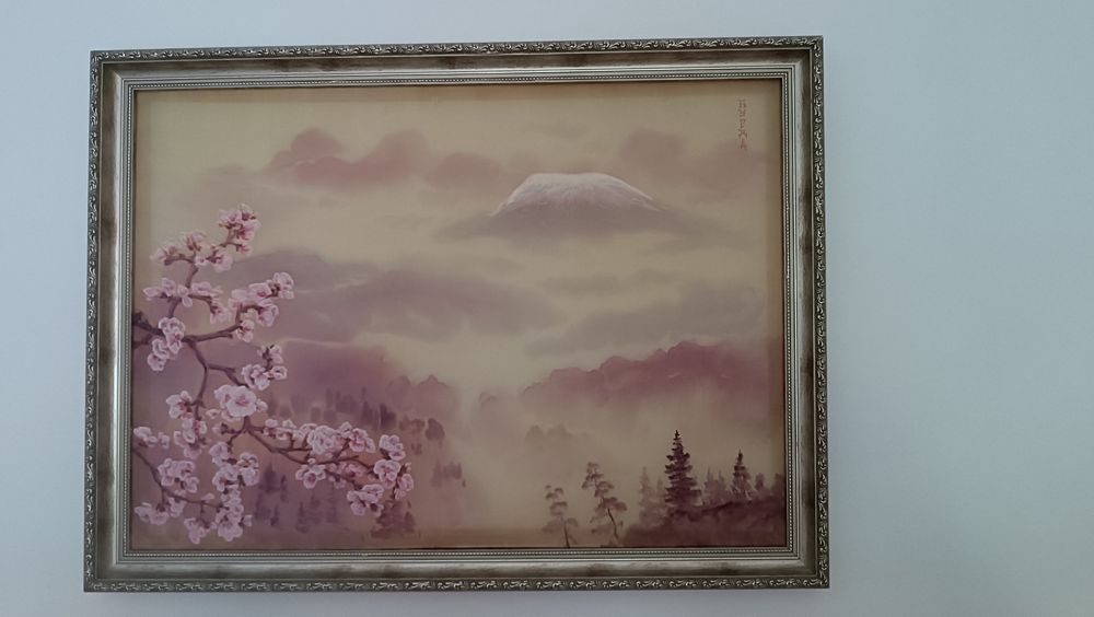 Картина холст сакура