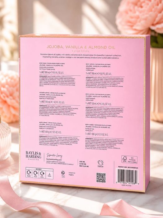 Подарунковий набір Baylis & Harding Jojoba, Vanilla & Almond Oil