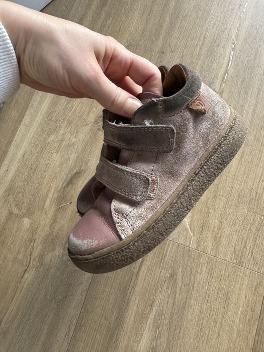 Botki Naturino barefoot rozm. 26 – pudrowy róż, skóra naturalna