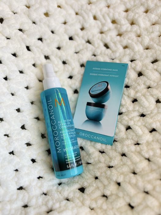 Незмивний зволожуючий кондиціонер маска для волосся Moroccanoil