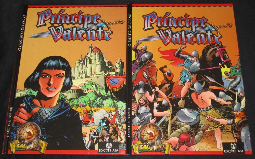 Livros BD Príncipe Valente Harold Foster Asa