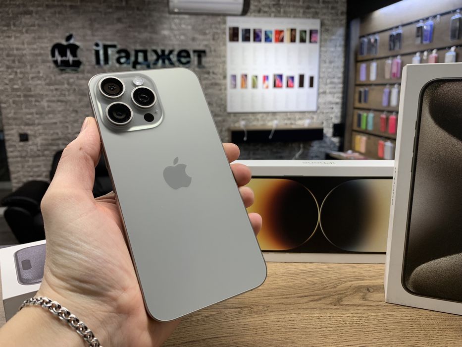 iPhone 15 Pro 256GB (Natural Titanium) Neverlock. Кредит. Гарантія.