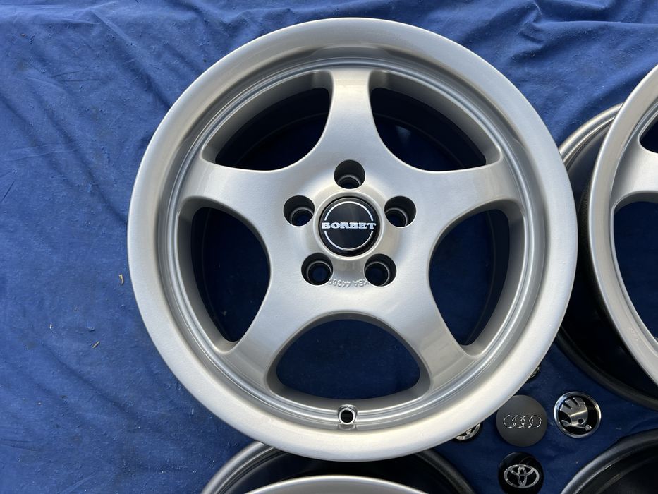 BORBET r15 5x100 VW Volkswagen Skoda Seat Audi Toyota Subaru Chrysler