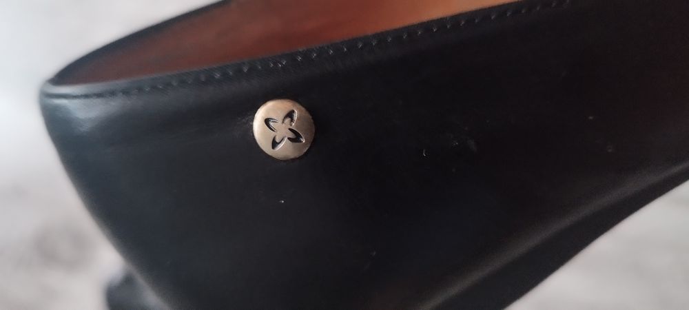 Baleriny Macieja ze skóry r 39