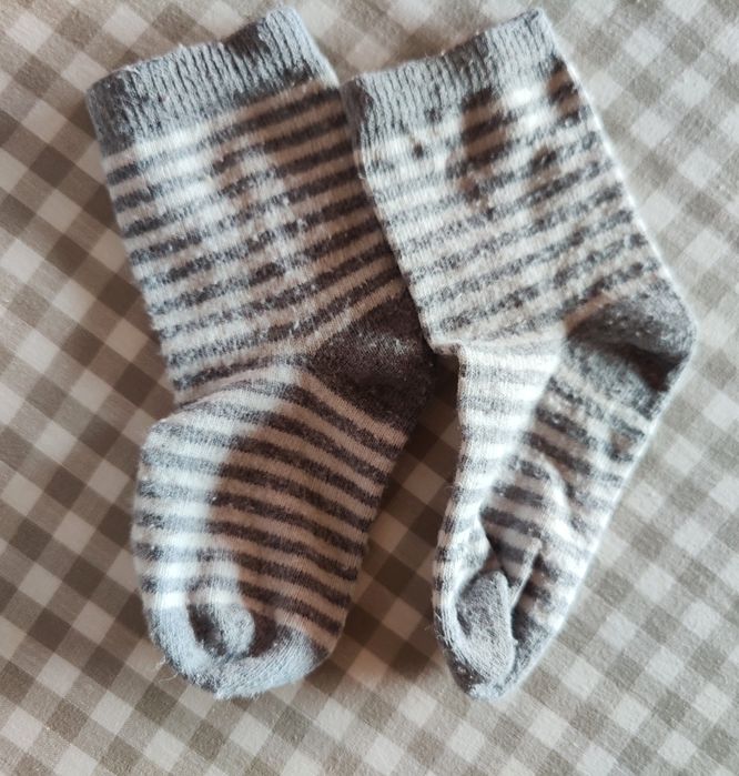 Skarpety 1szt H&M szare w paski