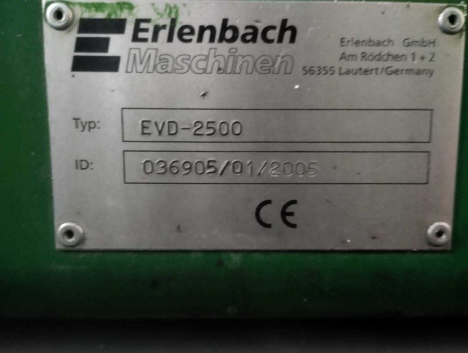 Spieniarka cykliczna: ERLENBACH mod. EVD-2500