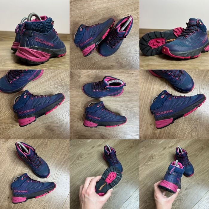 Продам БОМБЕЗНІ дитячі трекінгові черевики Scarpa Rush Mid Kid GTX