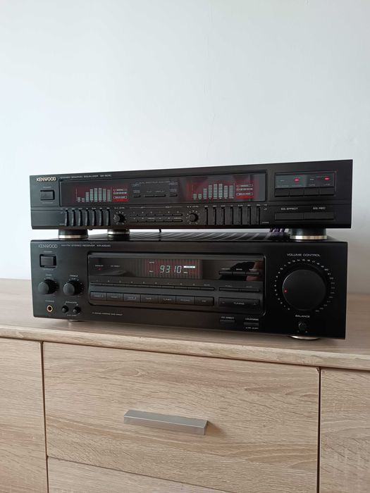 Wieża Kenwood amplituner plus korektor dźwięku