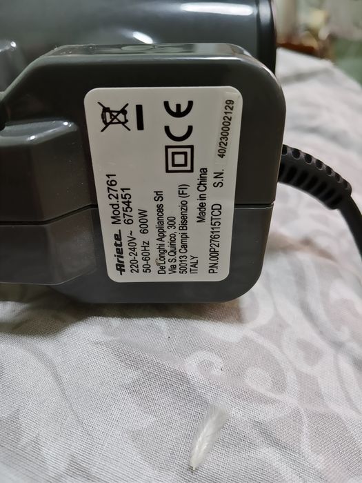 Пылесос Ariete 2761 600W