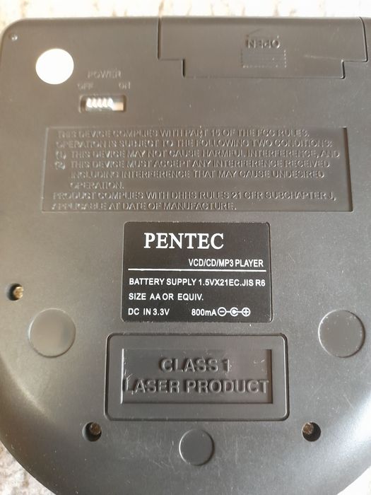 PENTEC vcd/cd/mp3 плеєр