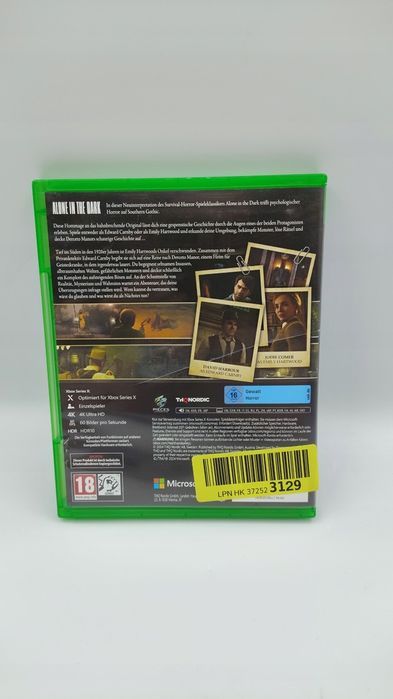Alone in the Dark gry gra na konsole Microsoft Xbox Series X Płyta