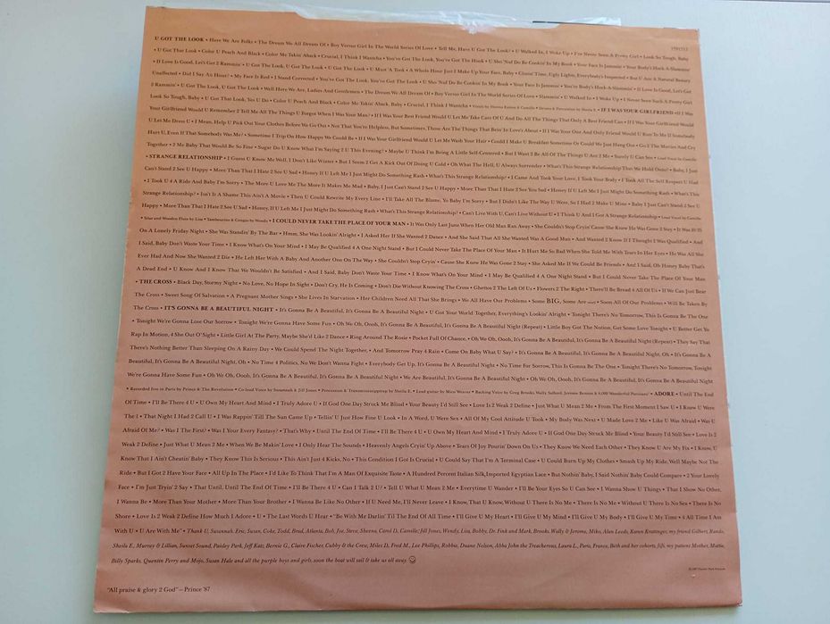 Prince – Sign o’ the Times (2LP, 1987) – Primeira edição – Muito bom estado
