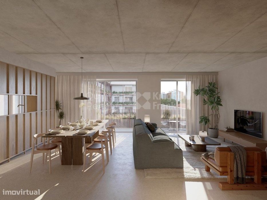 Apartamento T1 com varanda e piscina comum em Marvila, Lisboa