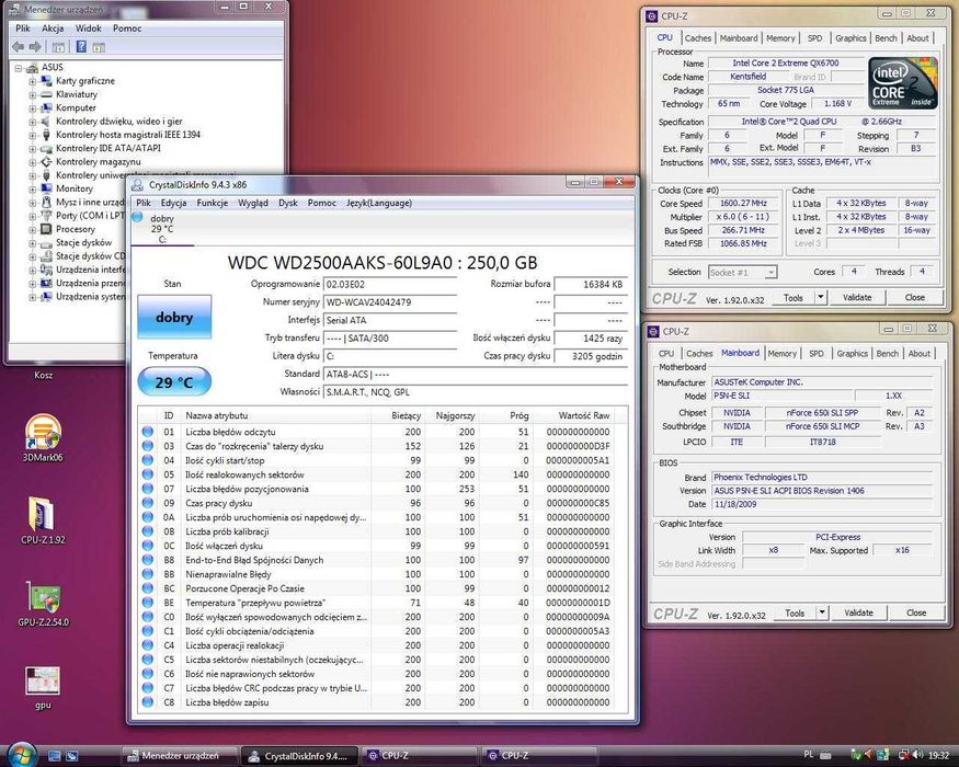 Solidny komputer do gier "retro" Win XP/Vista - QX6700 + Quadro SLI
