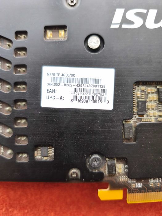 Placa gráfica MSI N 770 4G