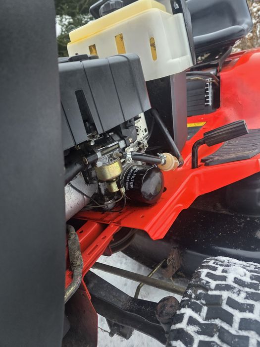 Traktorek kosiarka John Deere Sabo 17hp pompa oleju