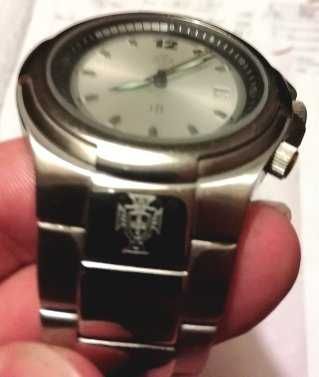 Relógio oficial FPF Euro 2004, sem uso, edição numerada