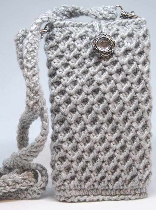 Torebka - etui do smartfonów – ręcznie robiona – nr kat. (EDS17)