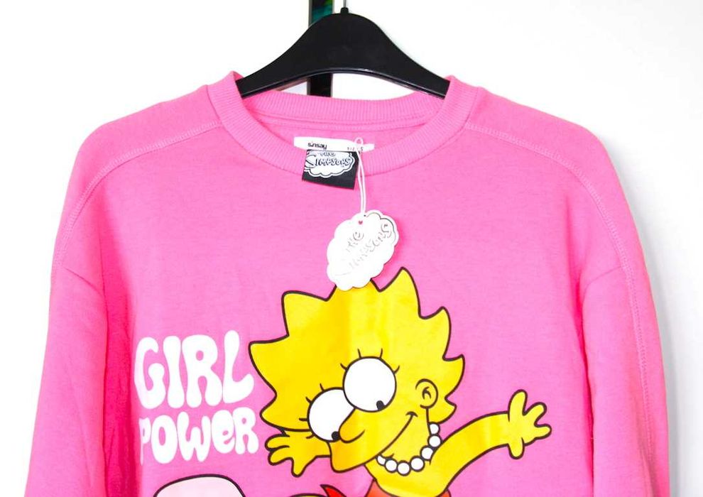 The Simpsons Simpson Simpsonowie różowa bluza bluzka s 36 xs 34 m 38