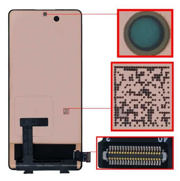 Дисплей Xiaomi Poco F3 GT, Redmi K40 Gaming з тачскріном,(OLED), Black