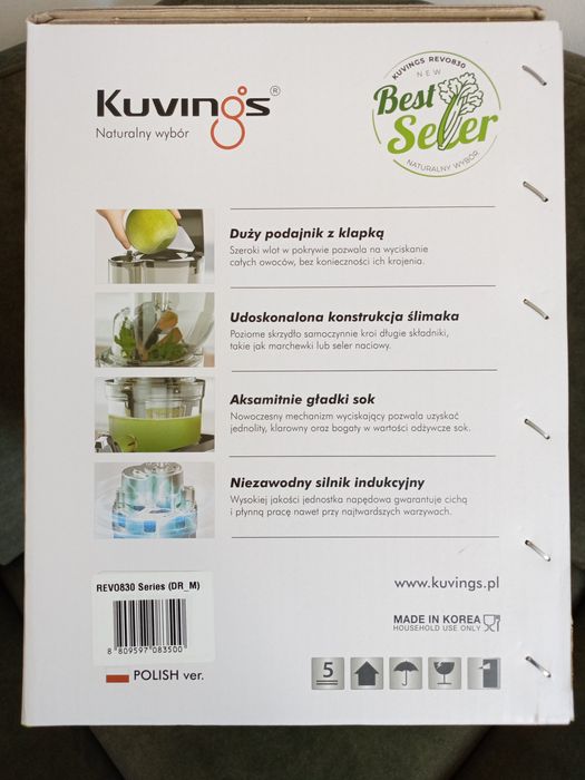 Wyciskarka wolnoobrotowa Kuvings Revo830