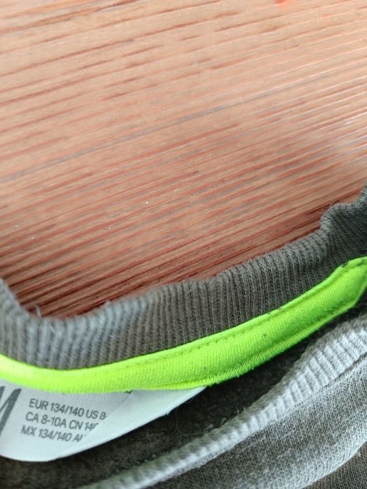 Bluza miękka oliwkowa oryginal H&M 140