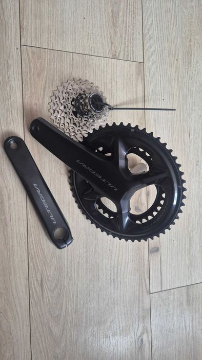 Mechanizm korbowy plus kaseta 12s SHIMANO Ultegra