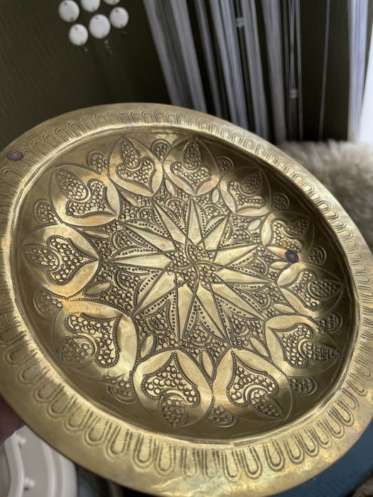 Латунь тарілка вінтаж