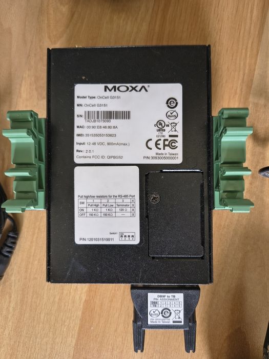 Moxa OnCell G3151 - Przemysłowa bramka GSM/GPRS RS-232/422/485 Ethernet