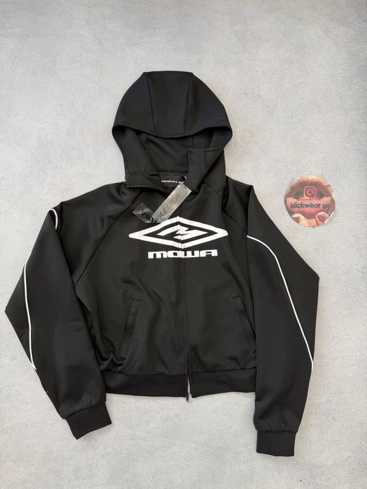 зип худи Mowalola Black zip up S M L balenciaga grailz project rick