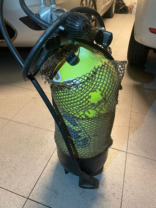 Garrafa de mergulho tecnomar 300 bares 12 litros