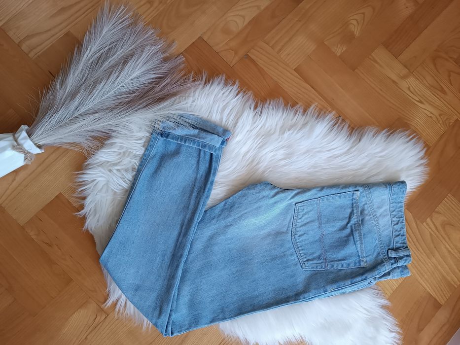 Spodnie dżinsy damskie ASOS 38M wysoki stan