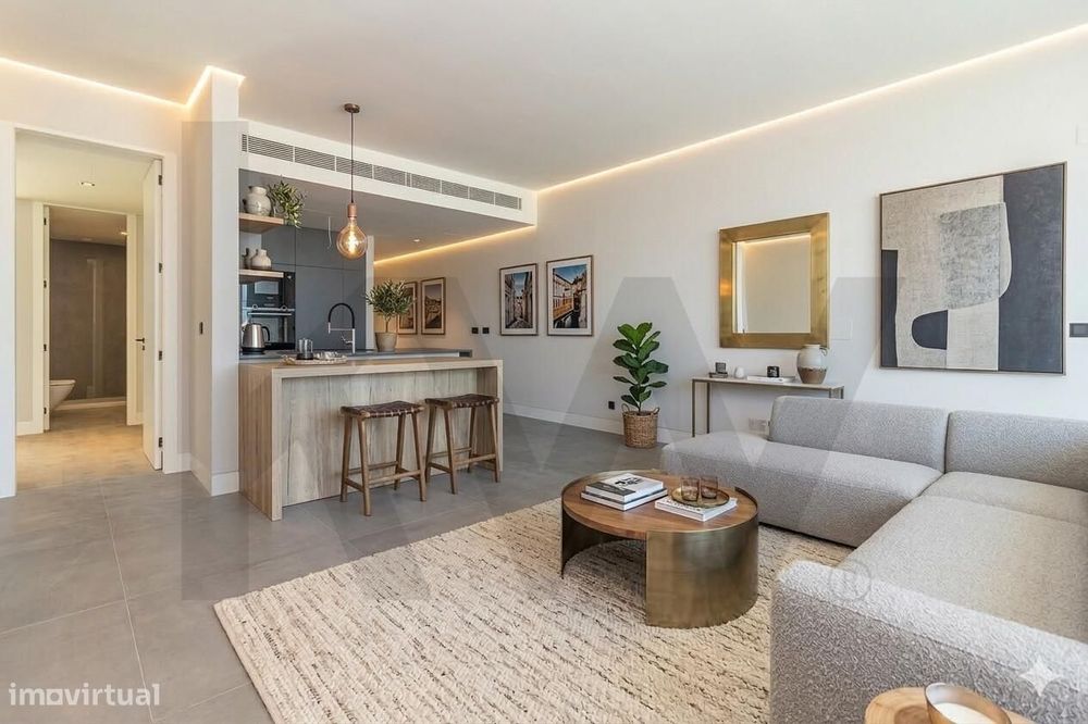 Apartamento T1 a estrear - terraço - piscina - ginásio