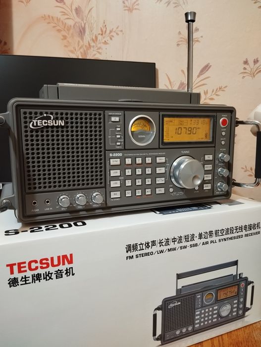 Tecsun S2200 всехвильовий радіоприймач FM СХ ДХ КХ(SSB) AIR