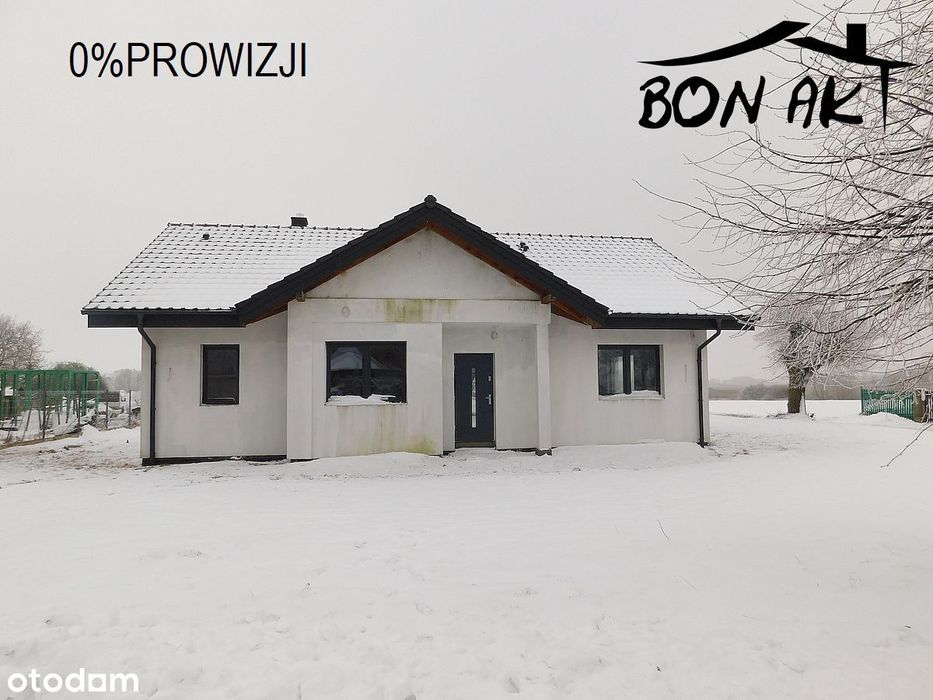 Dom jednorodzinny w trakcie budowy