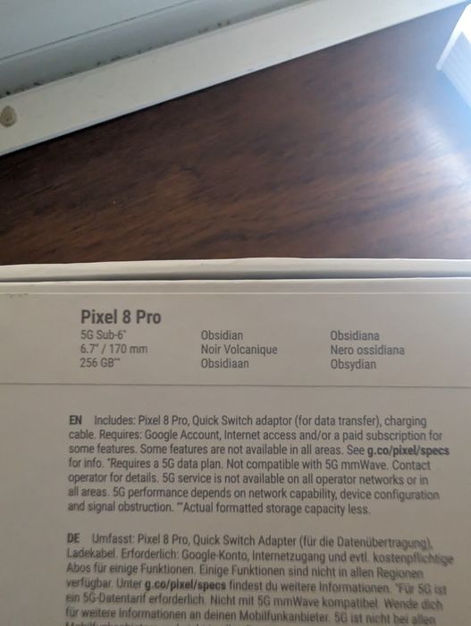 Google 8 Pro 256gb